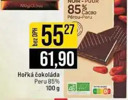 Jip Hořká čokoláda Peru 85% 100 g nabídka