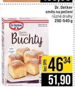 Jip Dr. Oetker směs na pečení různé druhy 290-540 g nabídka