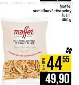 Jip Maffei semolinové těstoviny fusilli 450 g nabídka