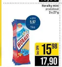 Jip Horalky mini arašídové 3x27g nabídka