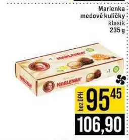 Jip Marlenka medové kuličky klasik 235 g nabídka