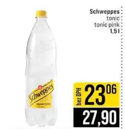 Jip Schweppes tonic tonic pink 1,5l nabídka