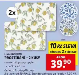 Lidl PROSTÍRÁNÍ - 2 KUSY nabídka