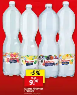Lidl SAGUARO PITNÁ VODA S PŘÍCHUTÍ, 1,5 l nabídka