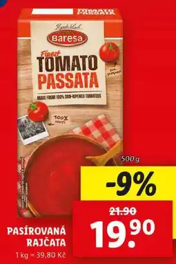 Lidl PASÍROVANÁ RAJČATA, 500 g nabídka
