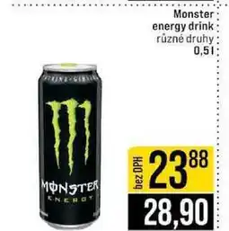 Jip Monster energy drink různé druhy 0,5l nabídka