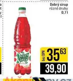 Jip Dobrý sirup různé druhy 0,7l nabídka
