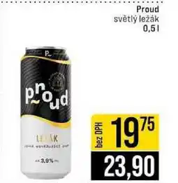 Jip Proud světlý ležák 0,5l nabídka