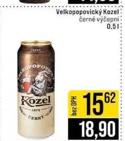 Jip Velkopopovický Kozel černě výčepní 0,5l nabídka