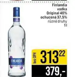 Jip Finlandia vodka Original 40% ochucená 37,5% různé druhy 1l nabídka
