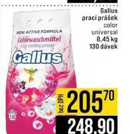 Jip Gallus prací prášek color universal 8,45 kg 130 dávek nabídka