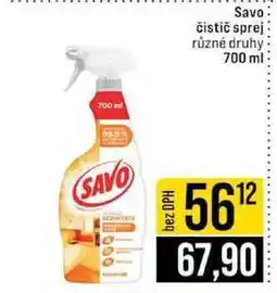 Jip Savo čistič sprej různé druhy 700 ml nabídka