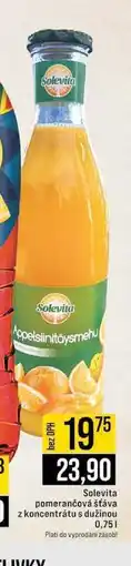 Jip Solevita pomerančová šťáva z koncentrátu s dužinou LIVKY 0,75l nabídka