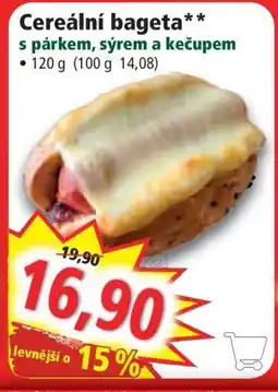 Norma Cereální bageta nabídka