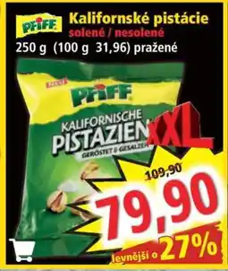 Norma KALIFORNSKÉ PISTÁCIE nabídka