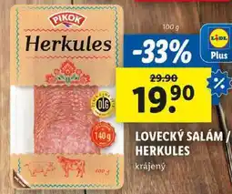 Lidl LOVECKÝ SALÁM/HERKULES, 100 g nabídka