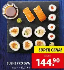 Lidl SUSHI PRO DVA, 323,5 g nabídka