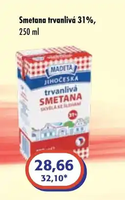 ČEPOS MADETA Smetana trvanlivá 31%, nabídka