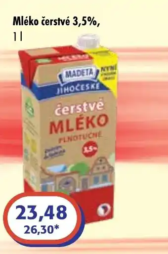 ČEPOS MADETA Mléko čerstvé 3,5%, nabídka