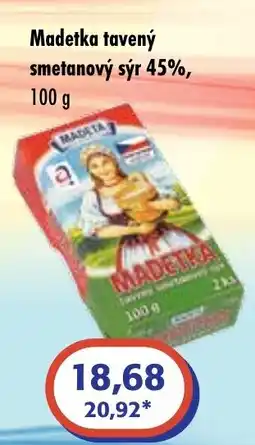 ČEPOS Madetka tavený smetanový sýr 45% nabídka