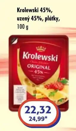 ČEPOS Krolewski 45%, uzený 45%, plátky nabídka