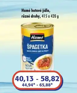 ČEPOS Hamé hotové jídlo nabídka