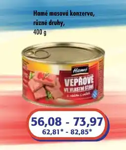 ČEPOS Hamé masová konzerva nabídka