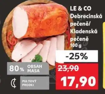 Kaufland LE & CO Debrecínská pečeně/ Kladenská pečeně nabídka