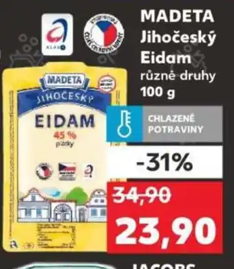 Kaufland MADETA Jihočeský Eidam nabídka