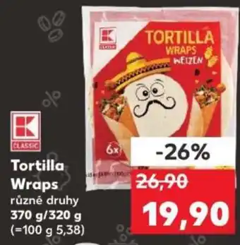 Kaufland Tortilla Wraps nabídka