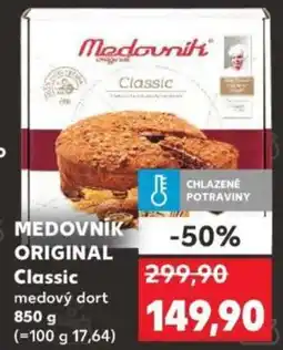 Kaufland Medovník original Classic nabídka
