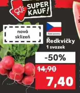 Kaufland Ředkvičky nabídka
