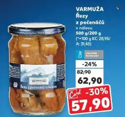 Kaufland VARMUŽA Řezy z pečenáčů nabídka
