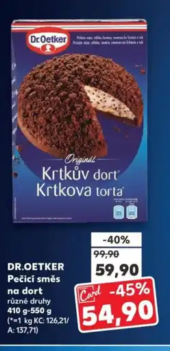 Kaufland DR.OETKER Pečicí směs na dort nabídka