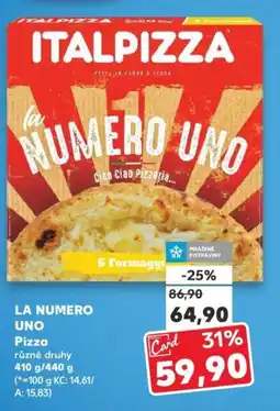 Kaufland LA NUMERO UNO Pizza nabídka