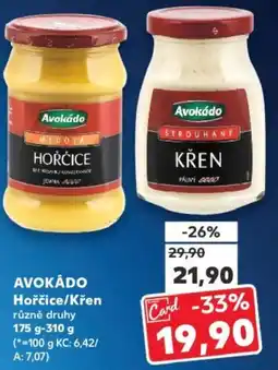 Kaufland AVOKÁDO Hořčice/Křen nabídka