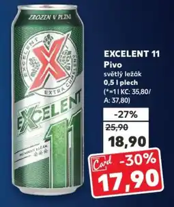 Kaufland EXCELENT 11 Pivo nabídka