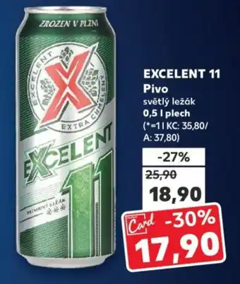Kaufland EXCELENT 11 Pivo nabídka