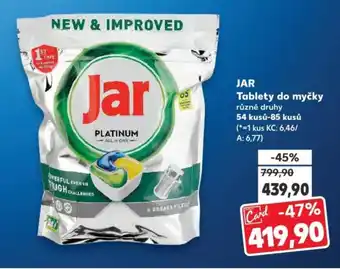 Kaufland JAR Tablety do myčky nabídka