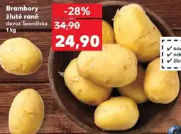 Kaufland Brambory žluté rané nabídka