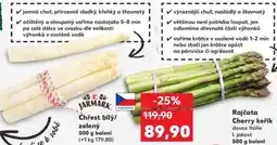Kaufland Chřest bílý/ zelený nabídka