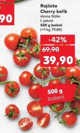 Kaufland Rajčata Cherry keřík nabídka