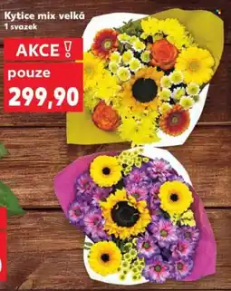 Kaufland Kytice mix velká nabídka