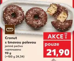 Kaufland Cronut s tmavou polevou nabídka