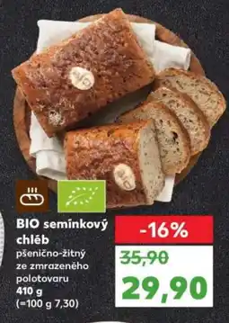 Kaufland Bio semínkový chléb nabídka