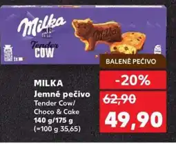 Kaufland MILKA Jemné pečivo nabídka