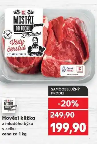 Kaufland Hovězí kližka nabídka