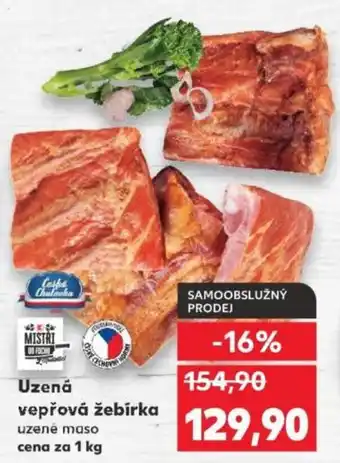 Kaufland Uzená vepřová žebírka nabídka