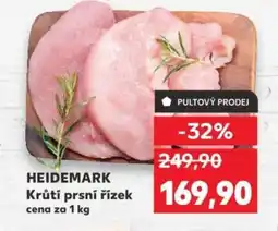 Kaufland Heidemark Krůtí prsní řízek nabídka