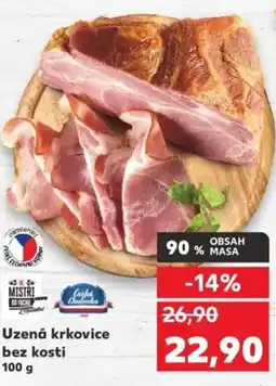 Kaufland Uzená krkovice bez kosti nabídka
